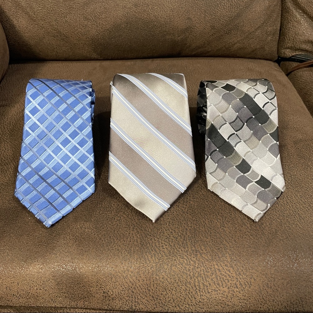 Silk ties set of 3